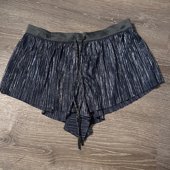 Victoria's Secret Other - Victoria's Secret Metallic Gray sleep shorts